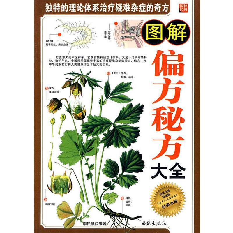 【正版书籍】 图解偏方秘方大全 李民慧 编著