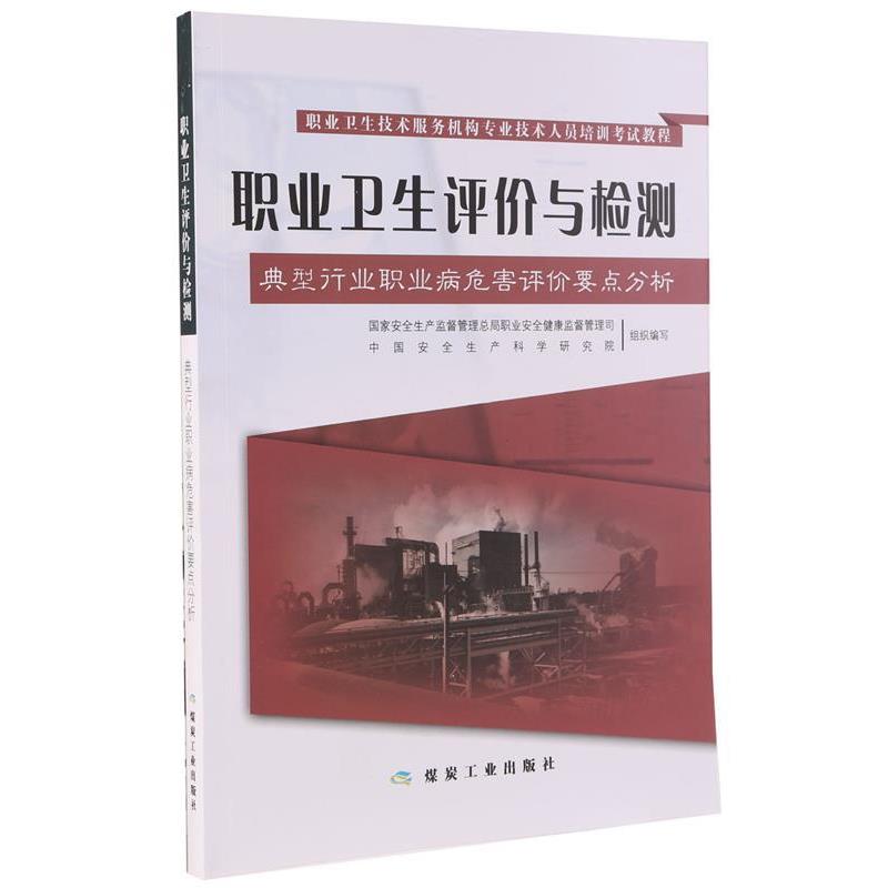 【正版书籍】 职业卫生技术服务机构专业技术人员培训考试教程·职业卫生评价与检测:典型行业职业病危害评价要点分析 国家安全生