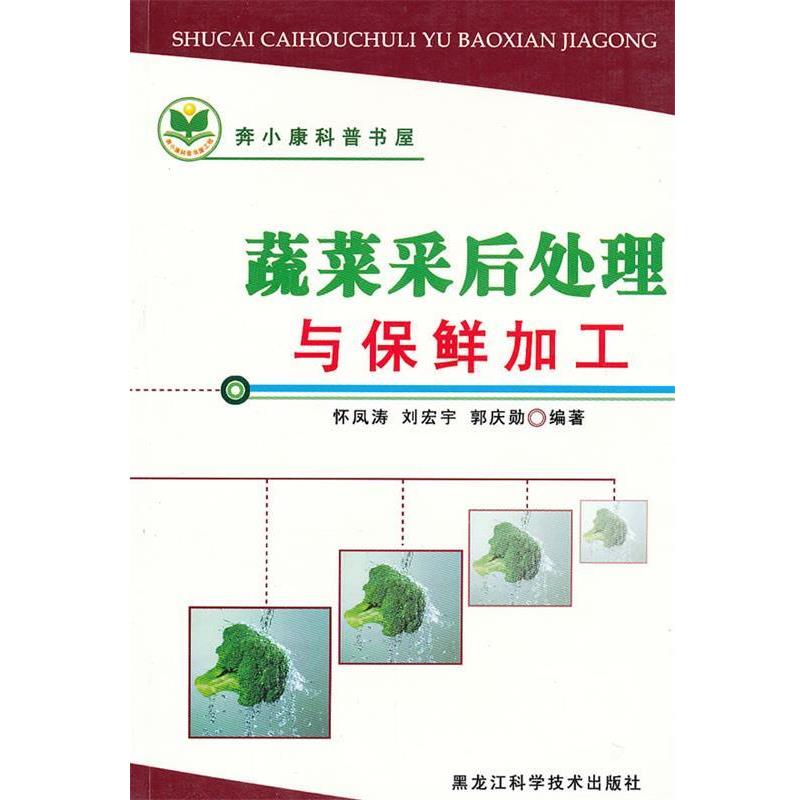 【正版书籍】 蔬菜采后处理与保鲜加工 奔小康科普书屋 怀凤涛　等编著 黑龙江科学技术出版社