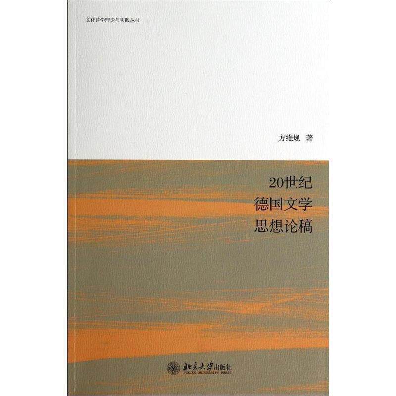 【正版书籍】 20世纪德国文学思想论稿 方维规 著 北京大学出版社
