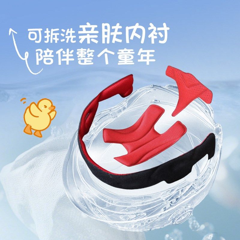 儿童专用头盔男女孩电动车安全帽3C认证四季款小孩卡通可爱2025年