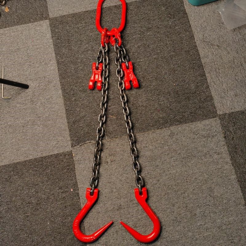 起重炼条吊钩炼条调节器尖嘴大开口吊钩双炼吊勾四钩炼条锰钢吊炼