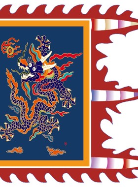 仪仗旗明代军中旗幡汉服舞台展演明朝军队龙旗可调颜色仿古旗帜