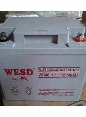 WESD无敌蓄电池WD24-12机房12V24AH7/17/38/40AH65/100/120/150AH