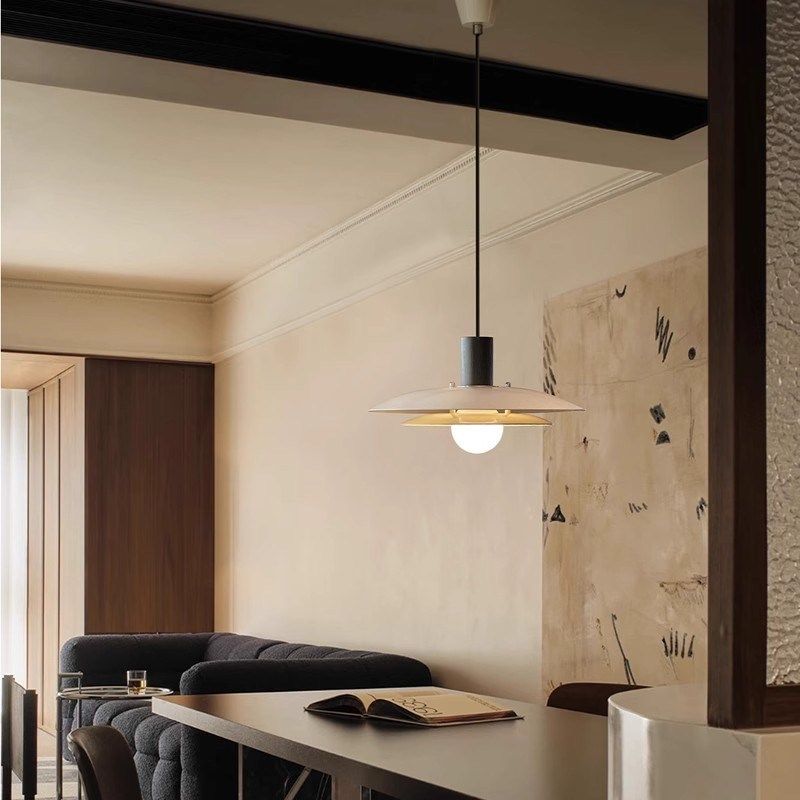 餐厅灯飞碟吊灯ph5法式中古复古奶油风圆桌餐桌吧台灯设计师灯具,家装灯饰光源,客厅吊灯,淘宝优惠券,粉丝福利购,淘宝优惠卷