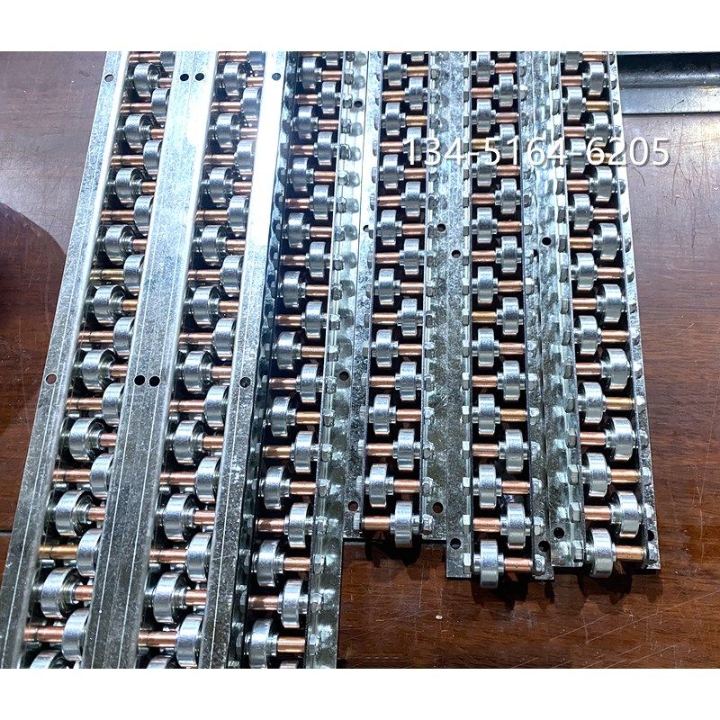 不锈钢框架流利条滑轮无动力导轨滑梯防静电滚轮加强重型货架加厚