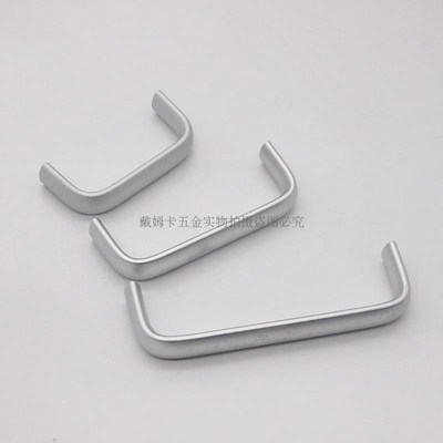 实拍LS516-75,100,128铝合金拉手  机柜电柜电源面板用椭圆形把手