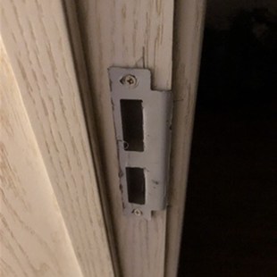 定制铁片锁边各类门锁扣板门框扣片门盖片导向片防盗门房门