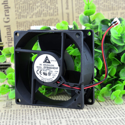 全新台达 EFB0824EHF 8032 24V 0.35A 艾默生CT变频器 散热风扇