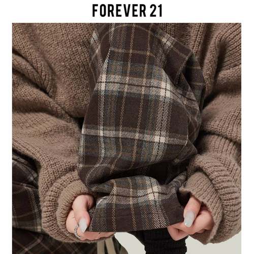 F腿oev2erXLD-Y137r 1美拉德阔格子裤女秋冬复古高腰慵懒休闲窄版