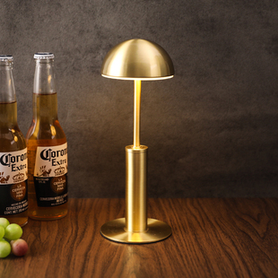 复古酒吧桌灯创意餐桌灯充电桌面餐厅装饰夜灯清吧氛围灯酒吧台灯