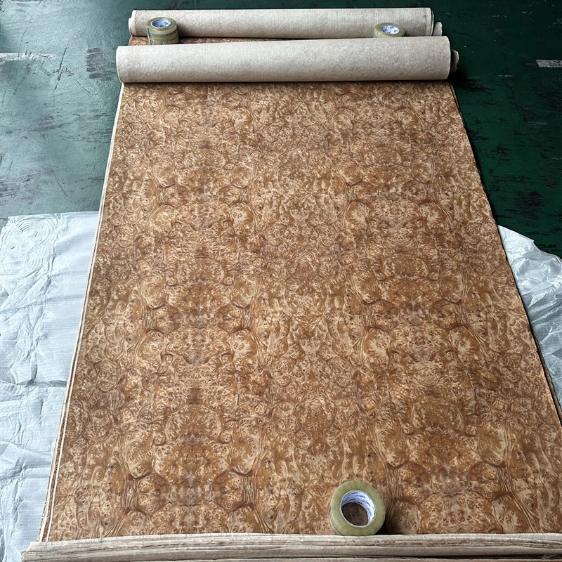 天然山香果树瘤木皮饰面板装饰手工贴木皮1.25m衣橱柜子贴面