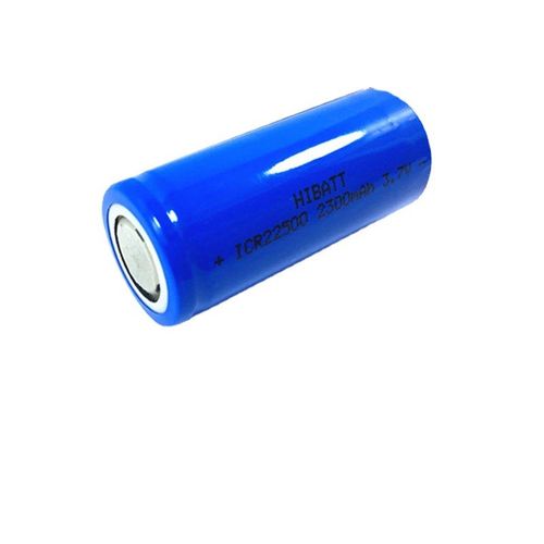 ICR22500 2300MAH 手电筒锂电池 加镍片 尖头18500 18350 14500
