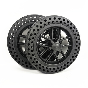 10英寸10x2电动轮椅前轮 10x1.50蜂窝实心轮胎轮组手推轮椅后轮