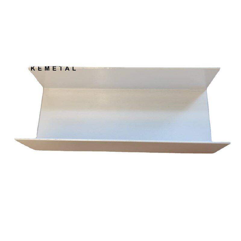 U型铝槽白色U型铝槽80*50*2内槽76铝合金u形槽包边条玻璃固定u