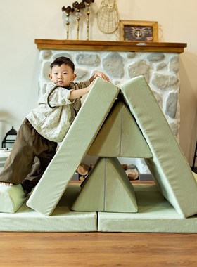 Nugget儿童房组合游戏沙发垫子婴儿加厚爬行防摔可折叠海绵爬爬垫