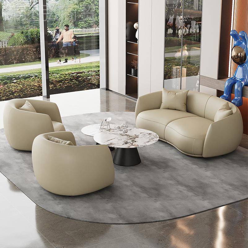 办公接室待沙发茶几组合美容院售楼处休息询区休闲判咨谈洽WC3415