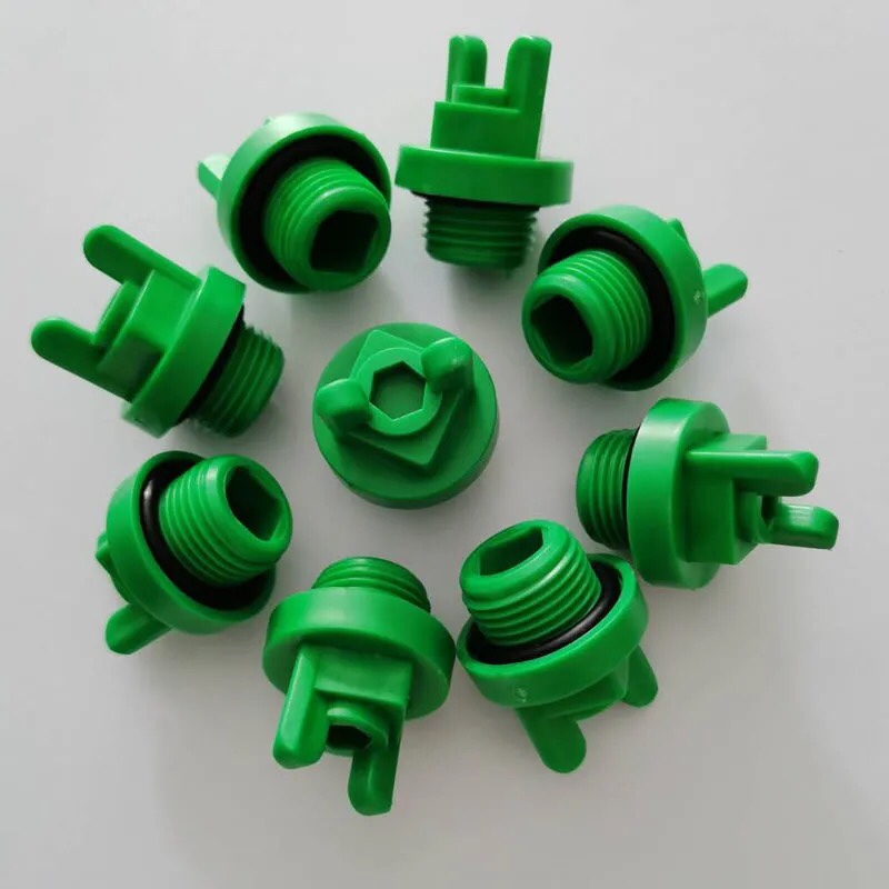 PPR丝堵外牙堵头内牙堵头管帽4分6分水管接头带皮垫塑料管帽配件