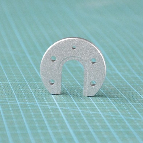 3D打印机配件Kossel E3DV5/V6热端圆形固定铝板喷砂氧化 通用马蹄