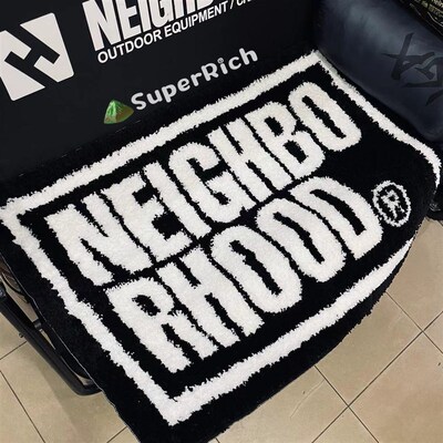 NHD厚实耐用植绒地毯客厅卧室家用装饰露营风垫子毛绒软吸水