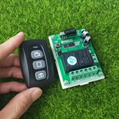 2路道闸开关车库开关 12V 24V 电机正反转开关电动门窗帘电机开关