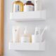 浴室置物架厕所洗手间洗漱台墙上收纳洗澡免打孔壁挂卫生间储物架