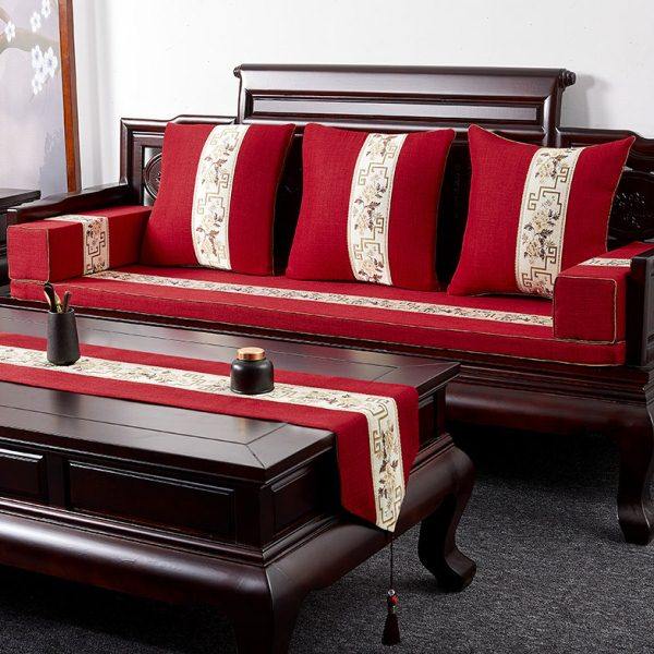 新中式沙发垫红木家具防滑套罩客厅高档盖布四季实木椅子海绵垫子,居家布艺,沙发垫,淘宝优惠券,粉丝福利购,淘宝优惠卷