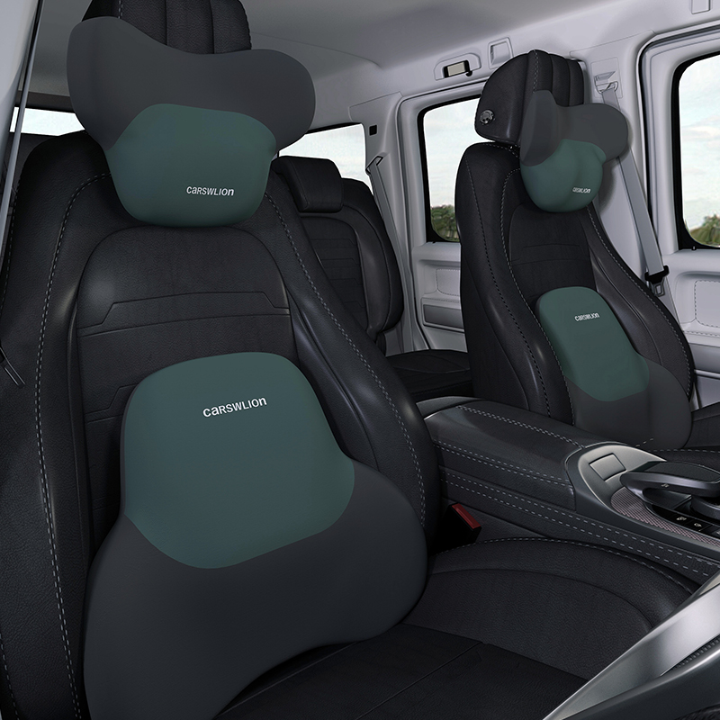 汽车头枕护颈枕车用靠枕颈v枕车内腰靠运动座椅可用靠垫车载枕头