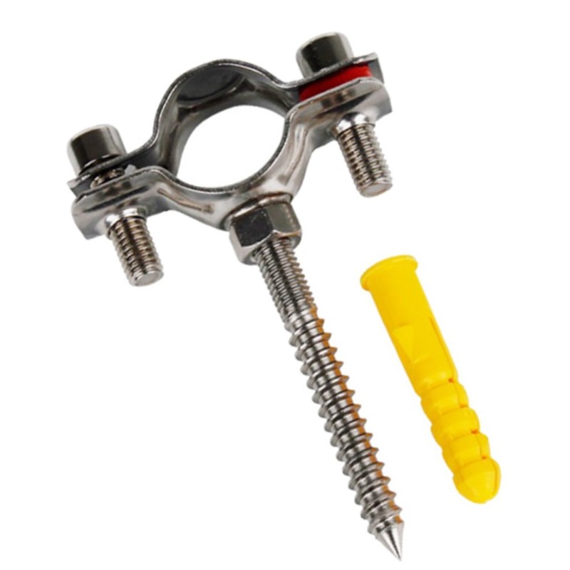 不锈钢固定卡扣管支架膨胀螺钉30C4管子抱箍管卡水管卡箍管道管夹