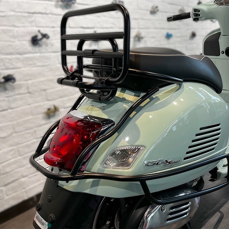 VESPA300原厂 m防护杠 GTS300GTV 6日版黑色 护杠前后 防摔杠 保