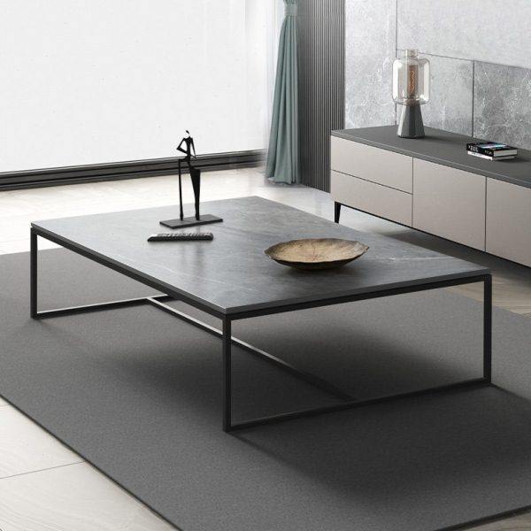 北欧岩板茶几简约现代客厅茶桌办公室长方形茶几桌家用小户型边几,住宅家具,茶几,淘宝优惠券,粉丝福利购,淘宝优惠卷