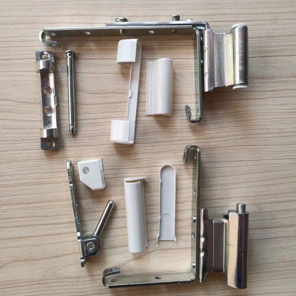 塑钢门窗下部铰链底座老款塑料门窗下合页加厚轴销合页小配件包邮