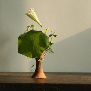 冇花 | 冯哲元 灼色沙漏手作陶瓷花瓶日式粗陶花器客厅新中式摆件