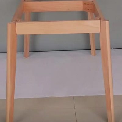 全新款实木加粗支架餐桌桌腿长方形框架木桌脚桌子腿桌架子家具脚