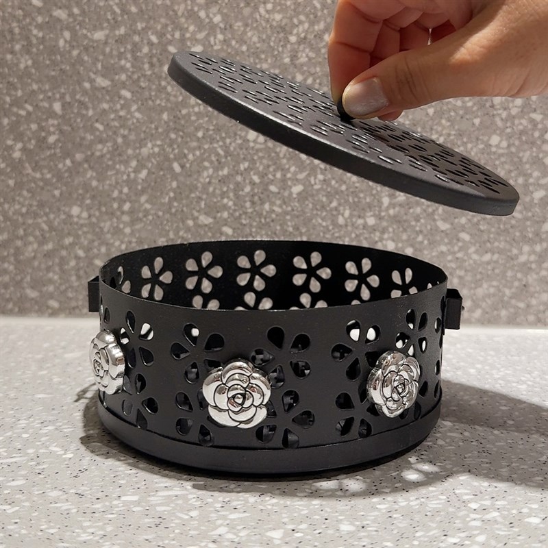 蚊香盘托a蚊香盒接灰盘带盖安全支撑架子户外露营蚊香炉防火防烫