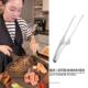 小红婶儿姜妍同款 烤肉夹羊角夹料理夹面包夹 食物夹不锈钢韩式