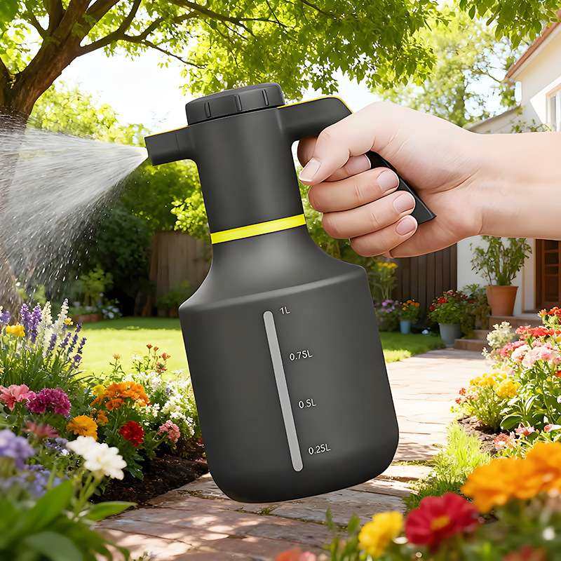 严选便携式电动喷壶家用植物盆栽洒水壶浇水消毒园艺用品喷水壶