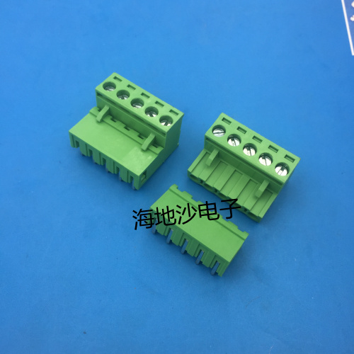 插拔式PCB接线端子JM2EDGK+R-5.08[2P-20P]开口弯针/套 铜环保