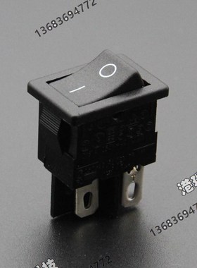 英国艾柯Arcolectric电源翘板开关黑色双路10A小船型开关H8550VB