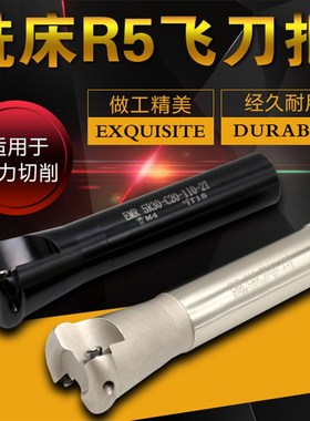 铣床R5刀把圆刀把1003白色加硬铣刀杆EMRC20-5R30-110-2T 铣刀杆
