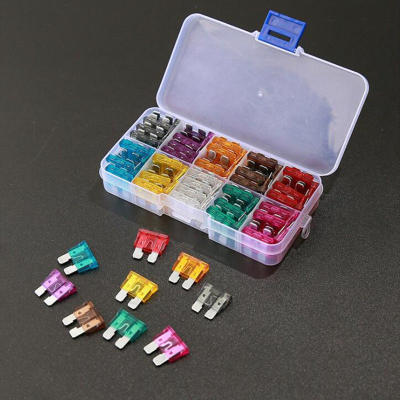 汽车取电器保险盒保险片小号中号摩托车电动车保险丝插片车用通用