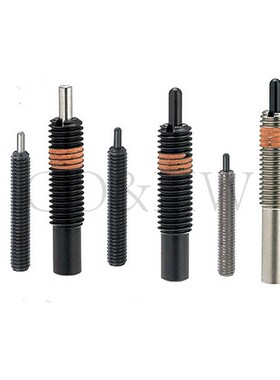 PJL3/4/5/6/8/10/12轻载弹簧柱塞 伸缩弹顶销 螺纹固定销ZAP11