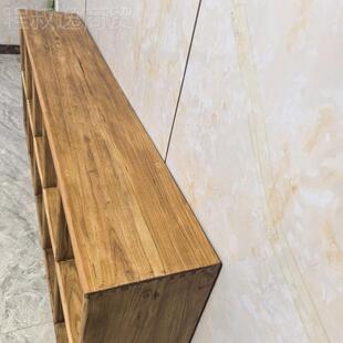 木格架子柜实落地榫卯格子木架简约现代储物榆柜分类整理家用SAZ