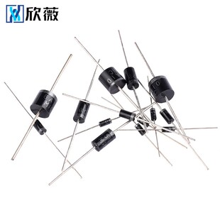 1N4007 5408 5399 5401 5404 6A10A10 4004 IN4001整流二极管直插