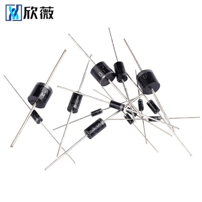 1N4007 5408 5399 5401 5404 6A10A10 4004 IN4001整流二极管直插