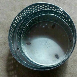 水泵配件 潜水泵370-1500w底座过滤网铁 水泵过滤网罩圆网防护网