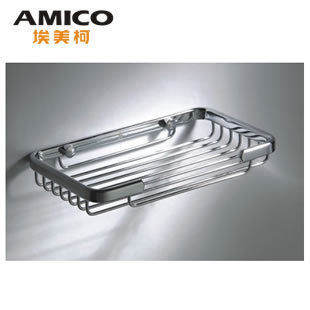 埃美柯WP2全铜铜棒肥皂盒 香皂盒香皂架 肥皂架香皂网 肥皂网