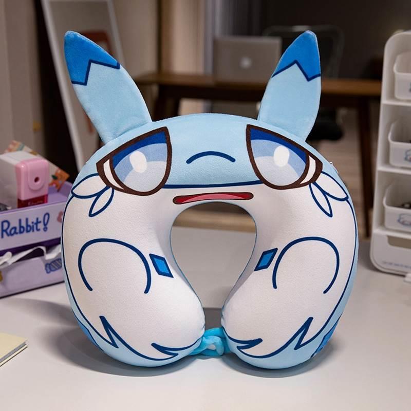 疾旋鼬幻兽帕鲁u型枕汽车座椅旅行便携记忆棉U枕办公室护脖子头枕