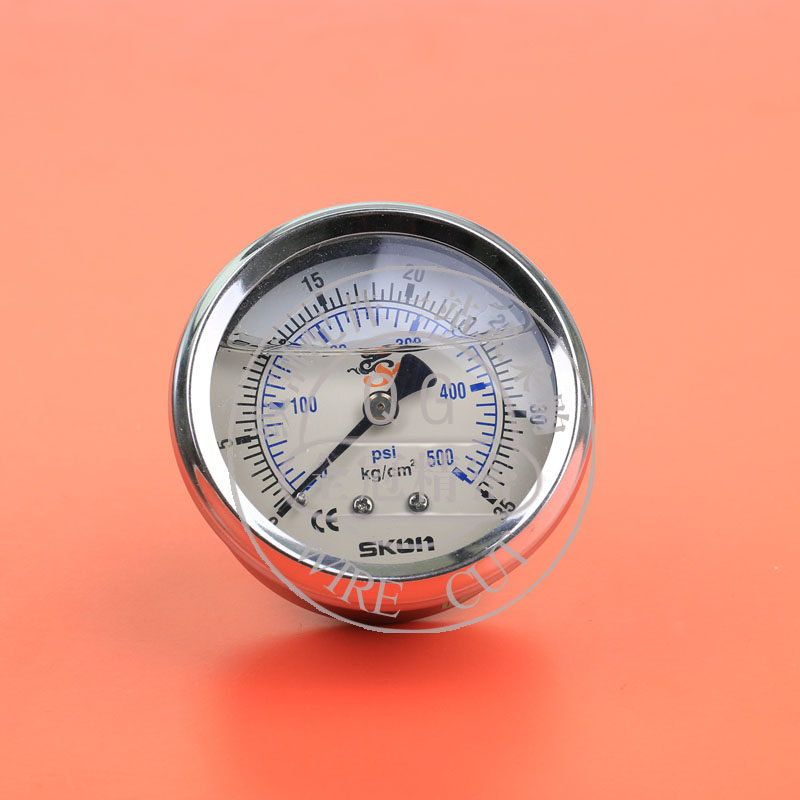线切割慢走丝配件庆鸿徕通水压表台湾原装正品SKON压力表0-35KG