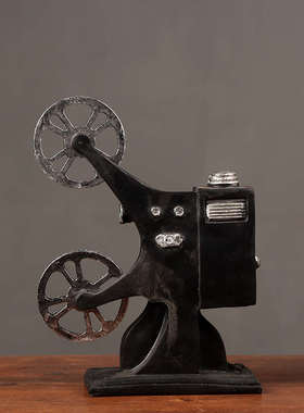 老式复古怀旧放映机模型摆件 创意摄影道具橱窗陈列室内软装饰品
